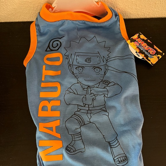 NWT Naruto Pet Bundle - 1 Shirt + 1 Chew Toy - Picture 2 of 5